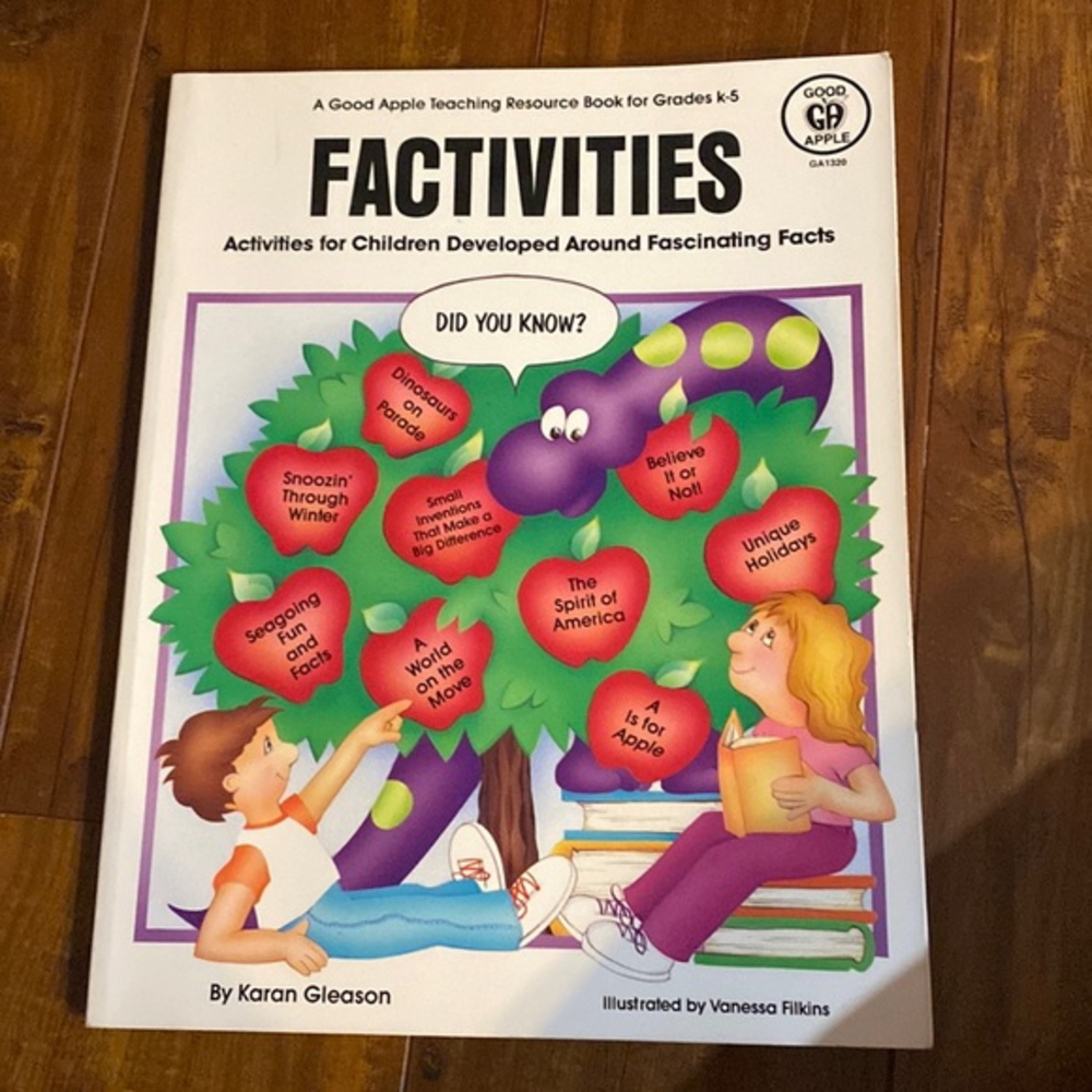 Factivities: Activities‎ for Children Teaching Resource book vintage HTF